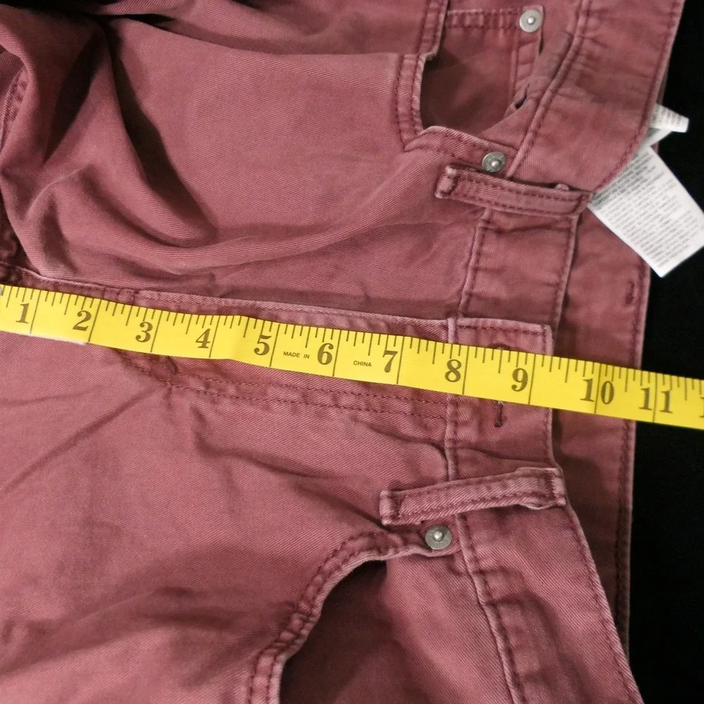 Levis Mens 514 Jeans 32x30 Red Faded Americana Gorpcore Streetwear Straight Leg
